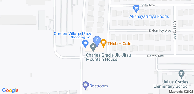Map to Charles Gracie Jiu-Jitsu Academy Mountain House