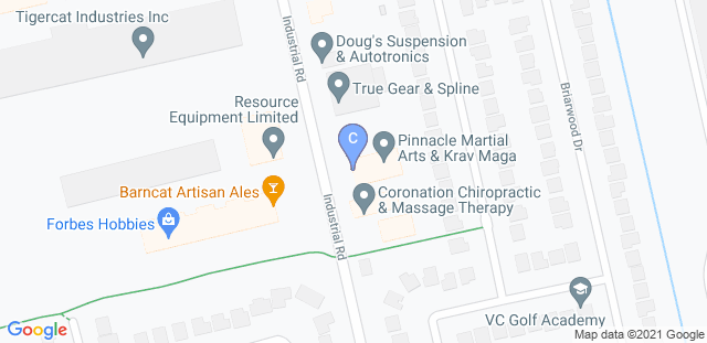 Map to Pinnacle Martial Arts