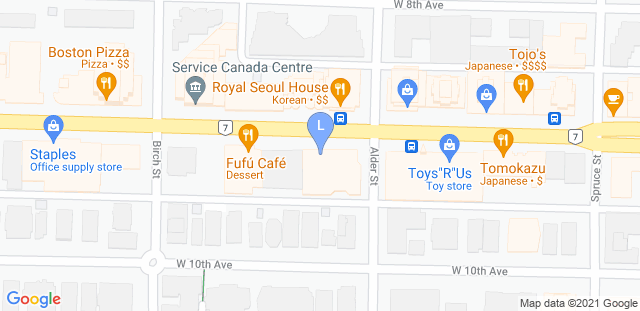 Map to Lapel Arts