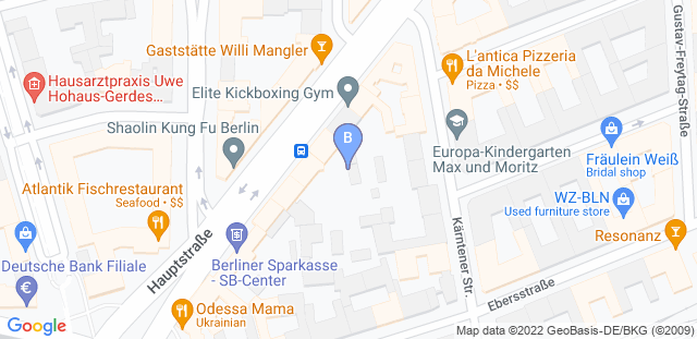 Map to BJJ AKADEMIE