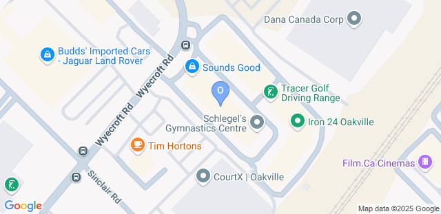 Map to OCTA BJJ Oakville