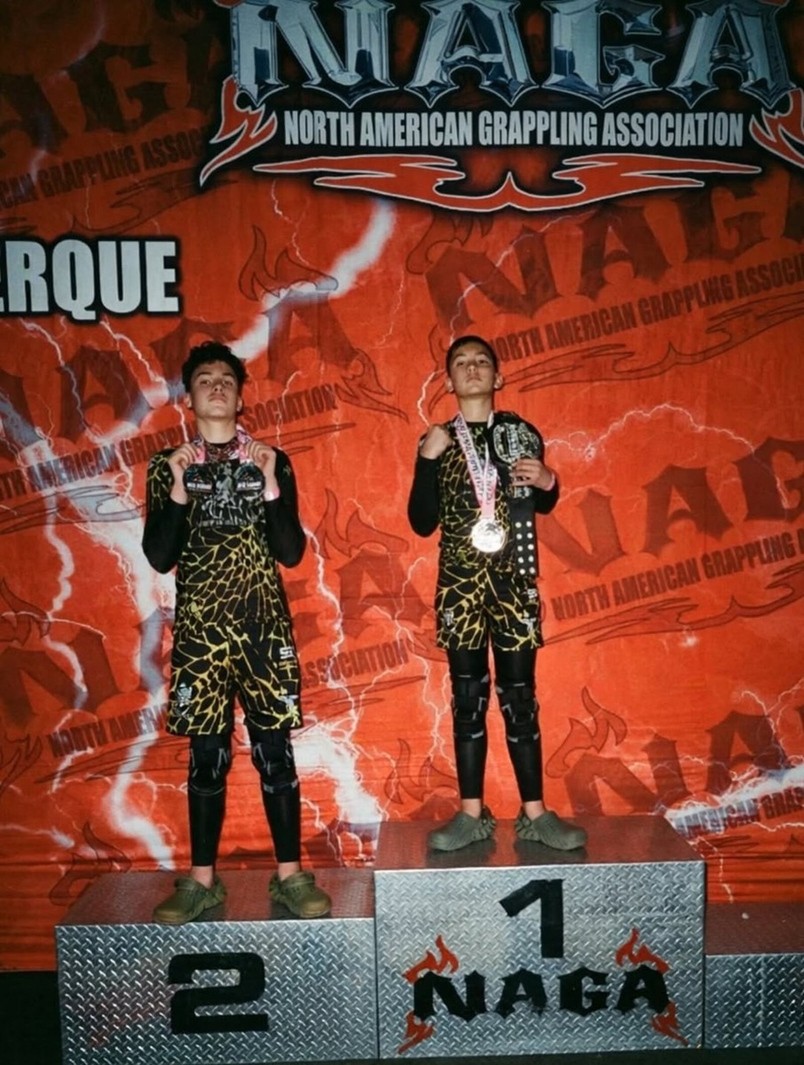 SVG MMA Academy: kids, The SVG twins on the NAGA podium with gold and silver
