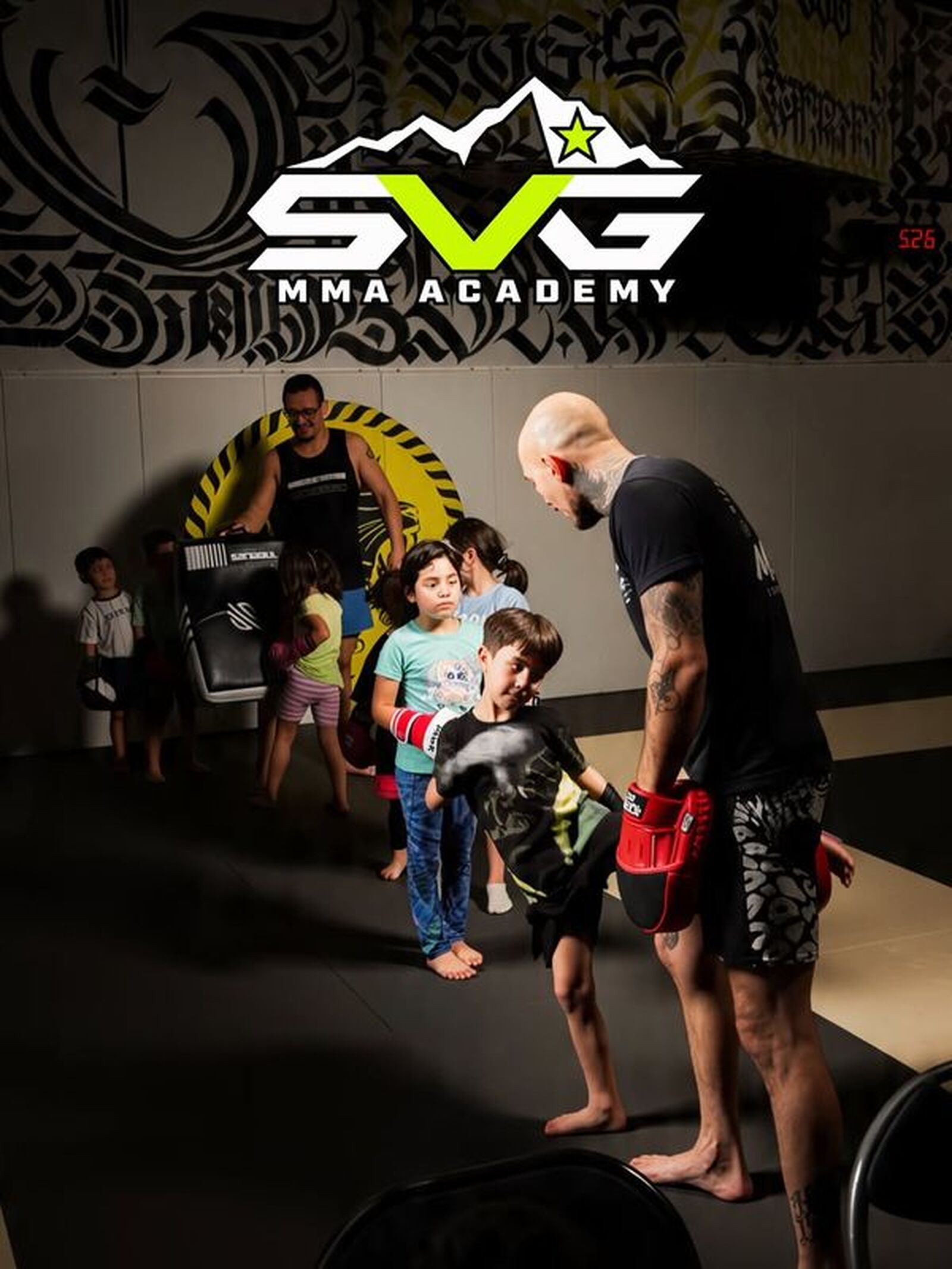 SVG MMA Academy Instagram post: ⚡️What we are building will last generations 📈✨ Bring your kids to learn how to fight and 