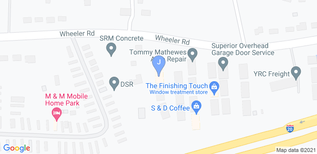 Map to Juggernaut Jiu-Jitsu Academy 