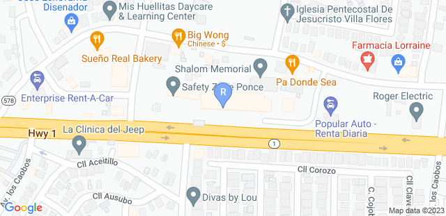 Map to Renzo Gracie Ponce