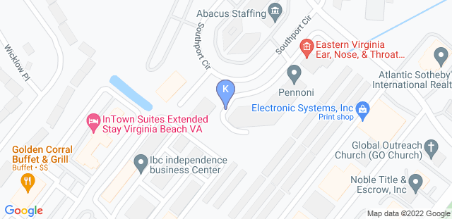 Map to Katalyst Krav Maga