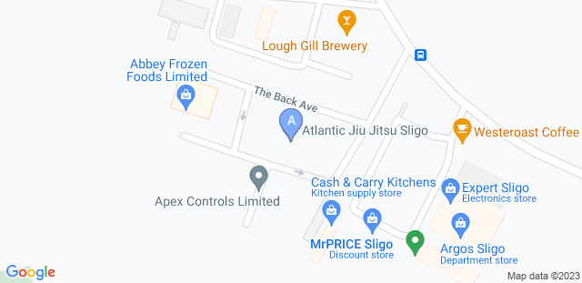Map to Atlantic Jiu Jitsu