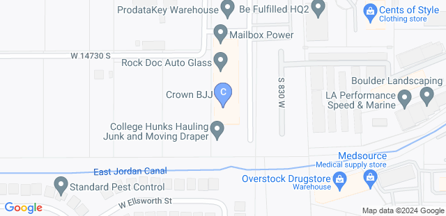 Map to Crown BJJ 