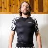 Rash Guard - Rank White/Grey Puzzle Photo 1