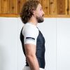Crown Grappling-RG black body, white sleeves, SS Photo 2