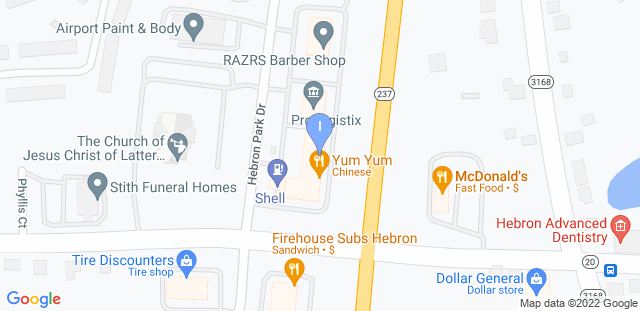 Map to Ichiban Martial Arts