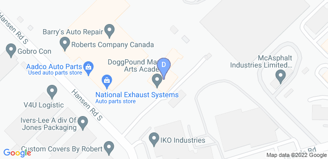 Map to Doggpound MMA