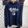 Navy Burnout Pullover Hoodie Photo 1
