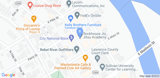 Map to Rockhouse Jiujitsu