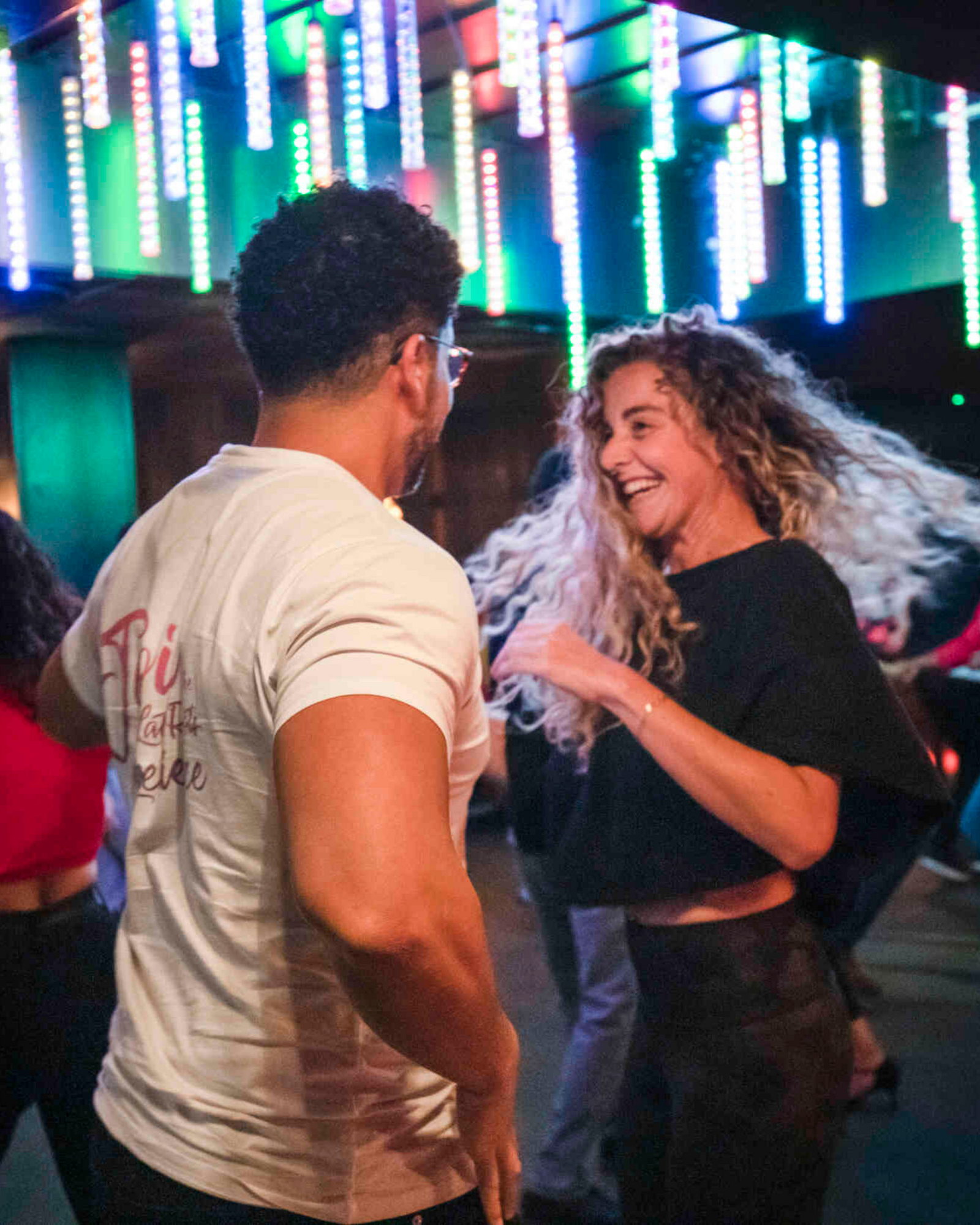 Latin Roots students dancing and connecting in Edinburgh