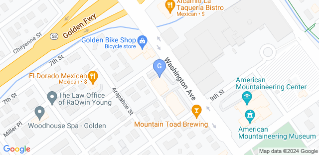 Map to Golden Jiu Jitsu