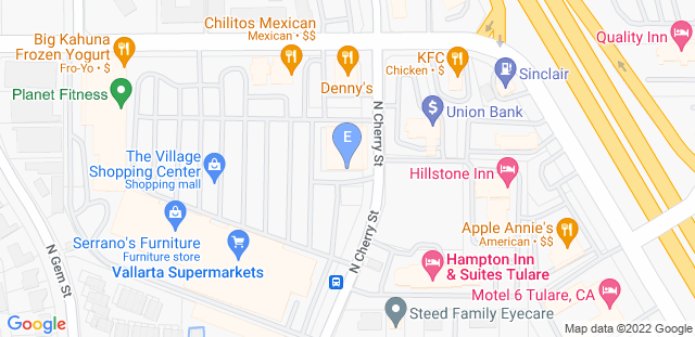 Map to Elite Team Tulare Jiu Jitsu