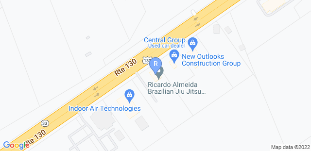 Map to RABJJ Academy Robbinsville NJ
