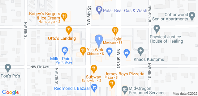 Map to Redmond Grappling Academy