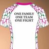 Youth No-Gi Rashguard - White with Green/Pink Crackle Photo 2
