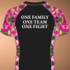 Youth No-Gi Rashguard - Pink/Green geometric Photo 2