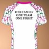 Adult No-Gi Rashguard - White w/ Green/Pink Crackle Photo 2