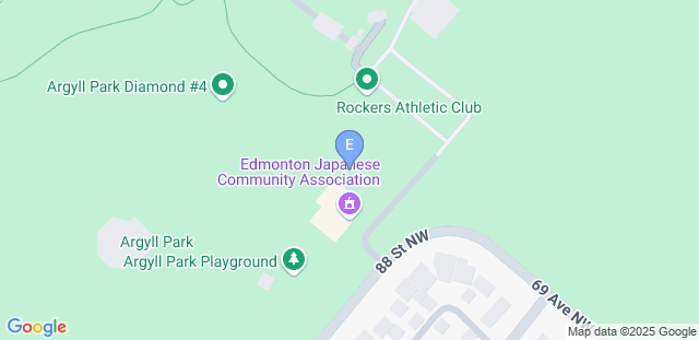 Map to Edmonton Gojukai Karate Club