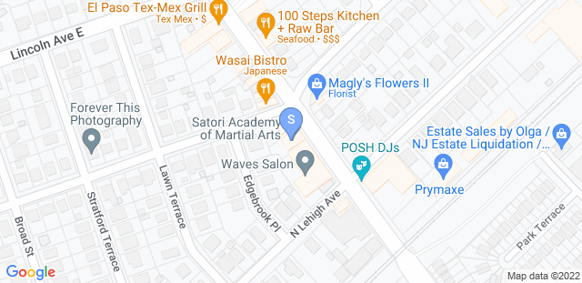 Map to Satori Academy Cranford