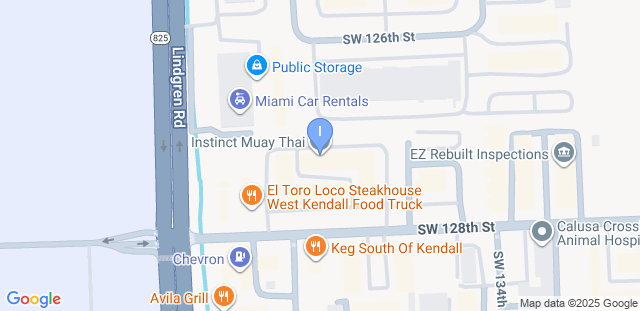 Map to Instinct Muay Thai