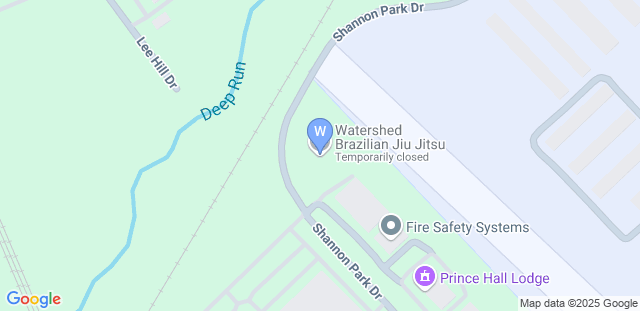 Map to Watershed Brazilian Jiu Jitsu