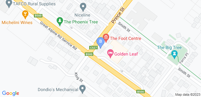 Map to Buffalo Boulders