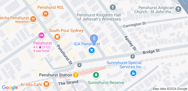 Map to SGS KRAV MAGA