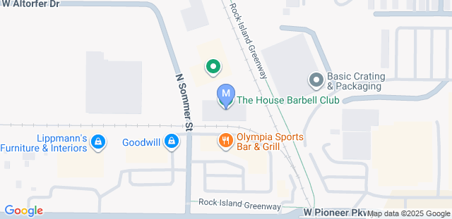 Map to Mt. Olympus Training LLC