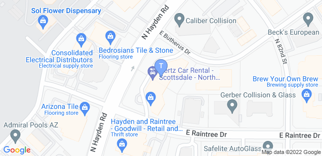 Map to The Place Fitness