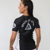 Classic Rank Short-Sleeve Rashguard - White (Women) Photo 2