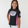 Classic Rank Short-Sleeve Rashguard - Pink (Kids) Photo 1