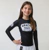 Classic Rank Long-Sleeve Rashguard - White (Kids) Photo 1