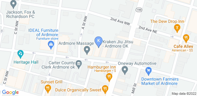 Map to Kraken Jiu Jitsu
