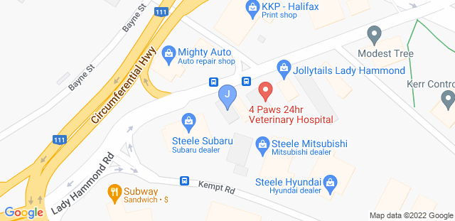 Map to Jake MacKenzie School of Jiu Jitsu