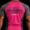 Built Underground - Pink Rashguard Photo 2