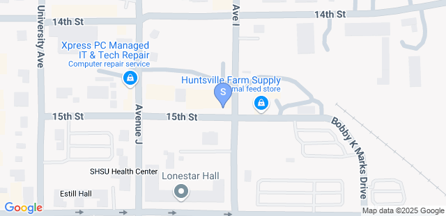 Map to Silverback BJJ Huntsville