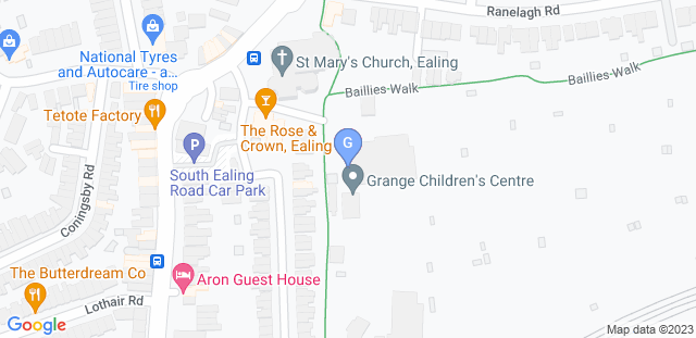 Map to Grange Jiu Jitsu