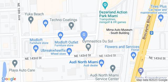 Map to Gymnastics Du Sol