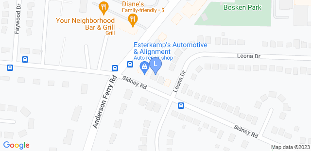 Map to Maness Jiu Jitsu and Self Defense 