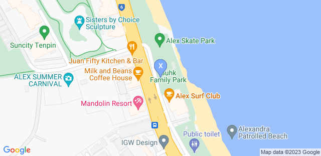Map to XL SURFING ACADEMY