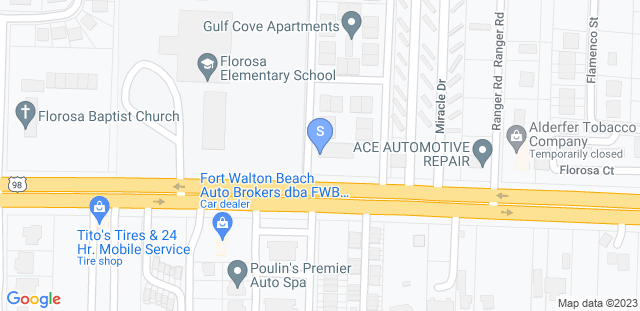 Map to Southern Soul Academy 