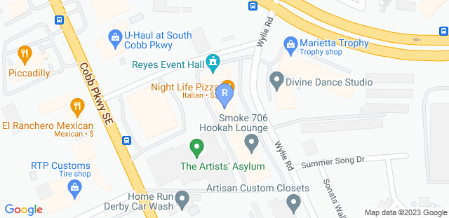 Map to Rilion Gracie Marietta