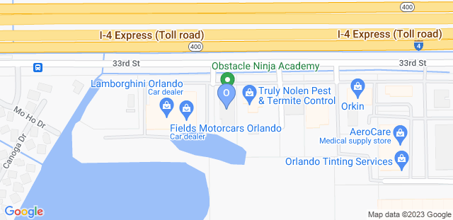 Map to Obstacle Ninja Academy