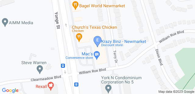 Map to Evolve Health and Fitness Studios