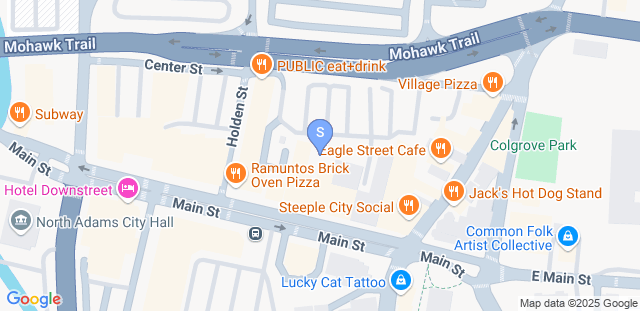 Map to Steeple City Jiu Jitsu